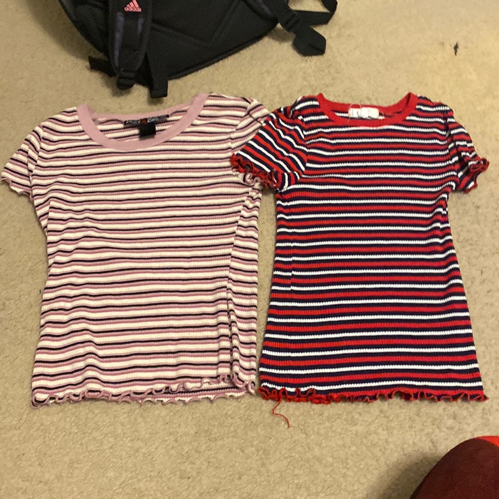 2 for 10 crop shirts